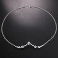 Rhinestone Crystal Face Chain showing its carefully made details