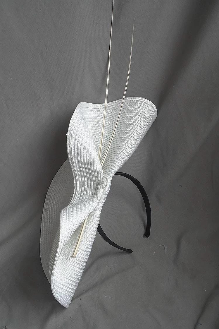 Artistic design details of the Sculptural Derby Hat