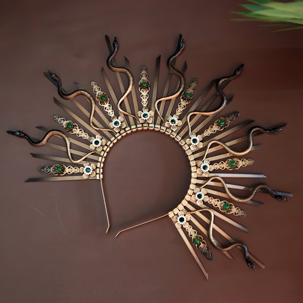 Medusa Snake Halo Headpiece - EclipseAdorn