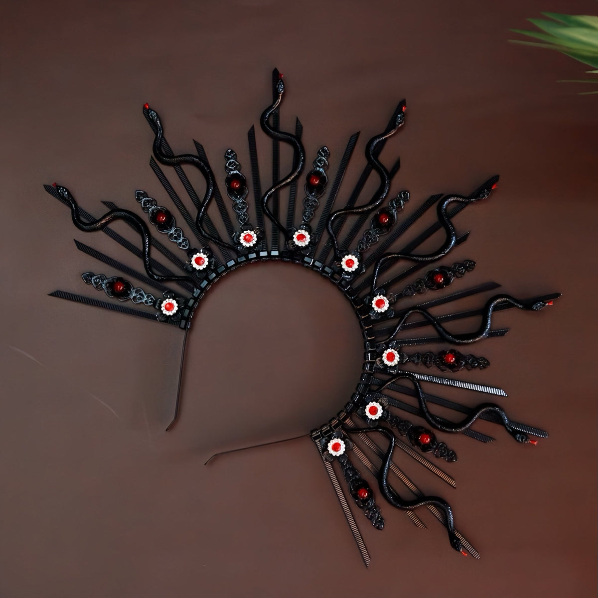 Medusa Snake Halo Headpiece - EclipseAdorn