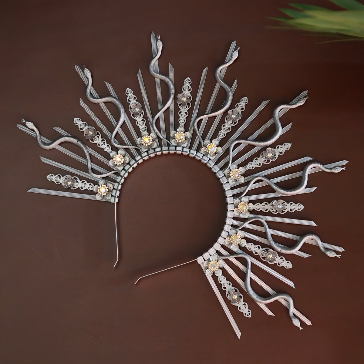 Medusa Snake Halo Headpiece - EclipseAdorn