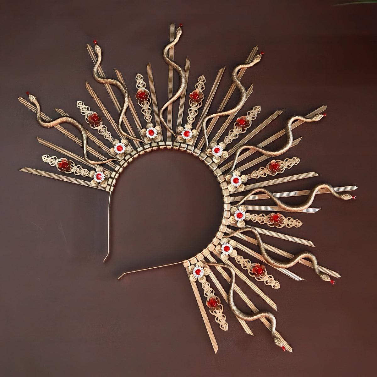 Medusa Snake Halo Headpiece - EclipseAdorn