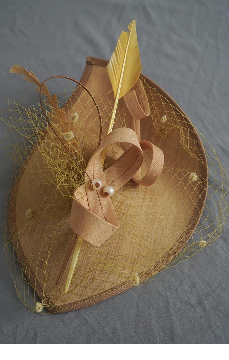 Vintage Pearls Cocktail Hat Cocktail Hat variant_title - EclipseAdorn