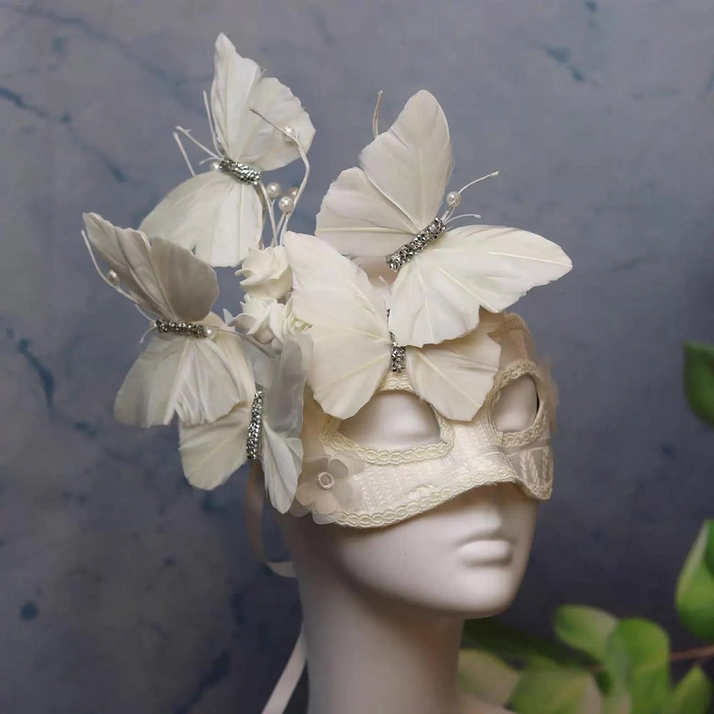 Gold Butterfly Masquerade Mask